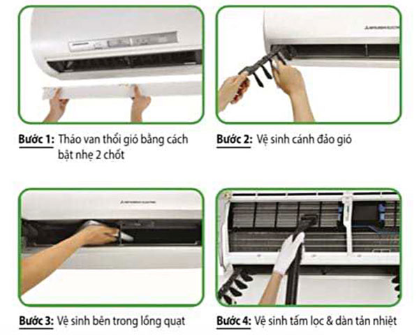 Thiết kế dễ dàng vệ sinh